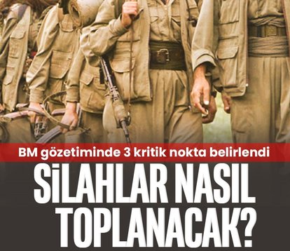 PKK terör örgütü silahları nerede teslim edecek?