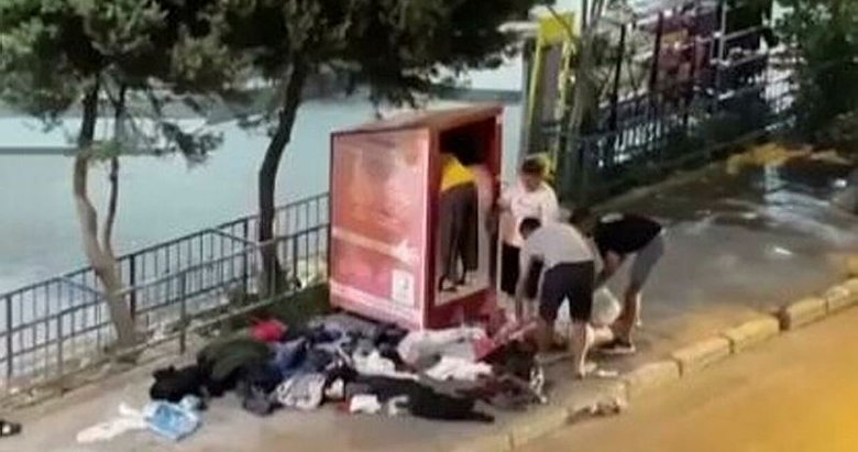 İzmir’deki giysi kutusu talanında 4 tutuklama