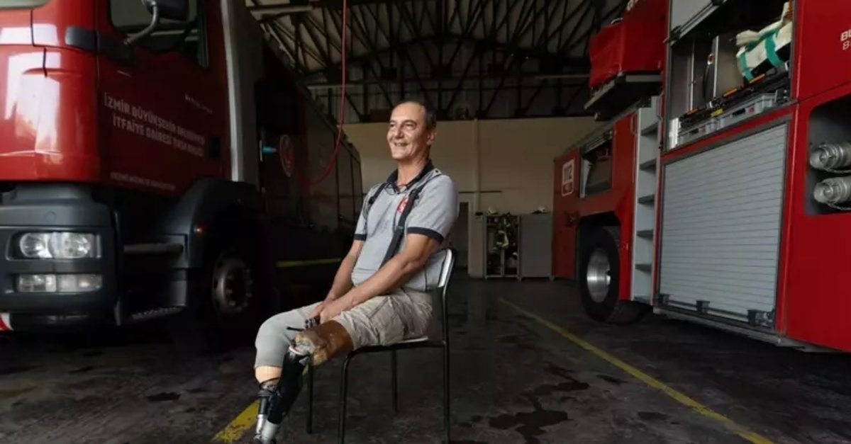 İzmir'de alev savaşçısı engel tanımıyor!