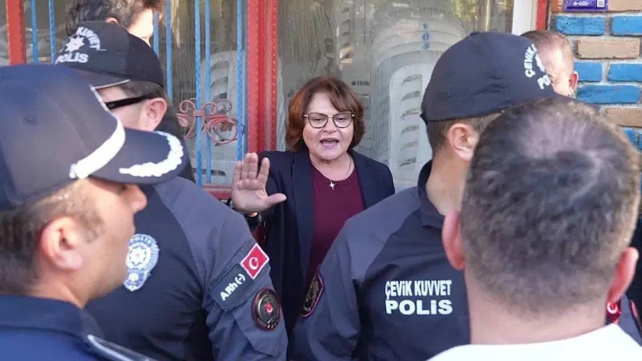 Aydın'da kaçak yapıda siyasi şov!