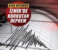 Son dakika: İzmir’de korkutan deprem| AFAD son depremler...