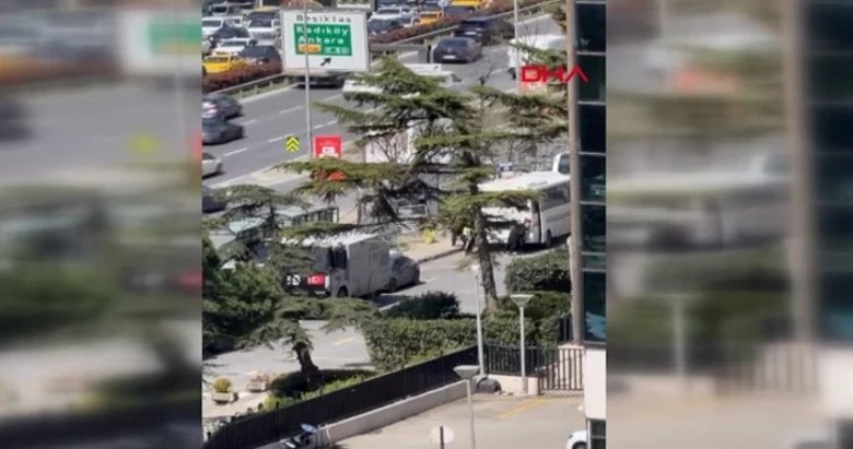 Son dakika: İsrail Konsolosluğu önünde silah sesleri