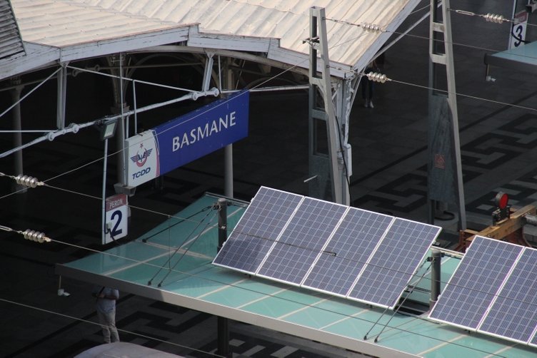 İzmir’de Basmane Garı kendi elektriğini kendisi üretiyor