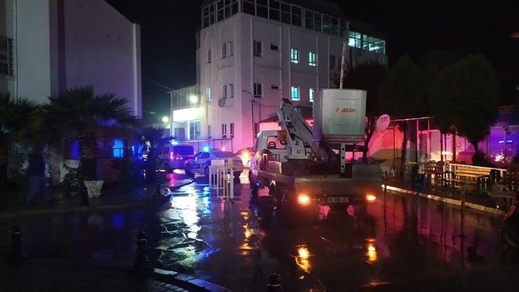 Muğla Milas’taki 75. Yıl Devlet Hastanesi’nde yangın