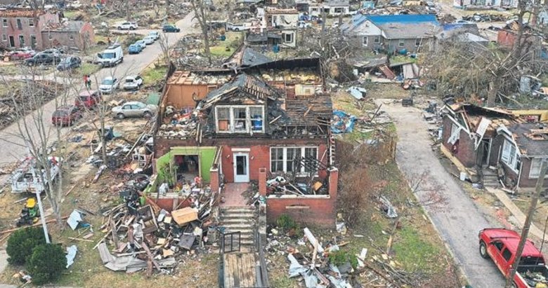 Kentucky’deki dev hortumun bilançosu daha da ağırlaştı