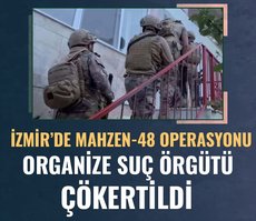 İzmir’de Mahzen-48 Operasyonu! Organize suç örgütü çökertildi