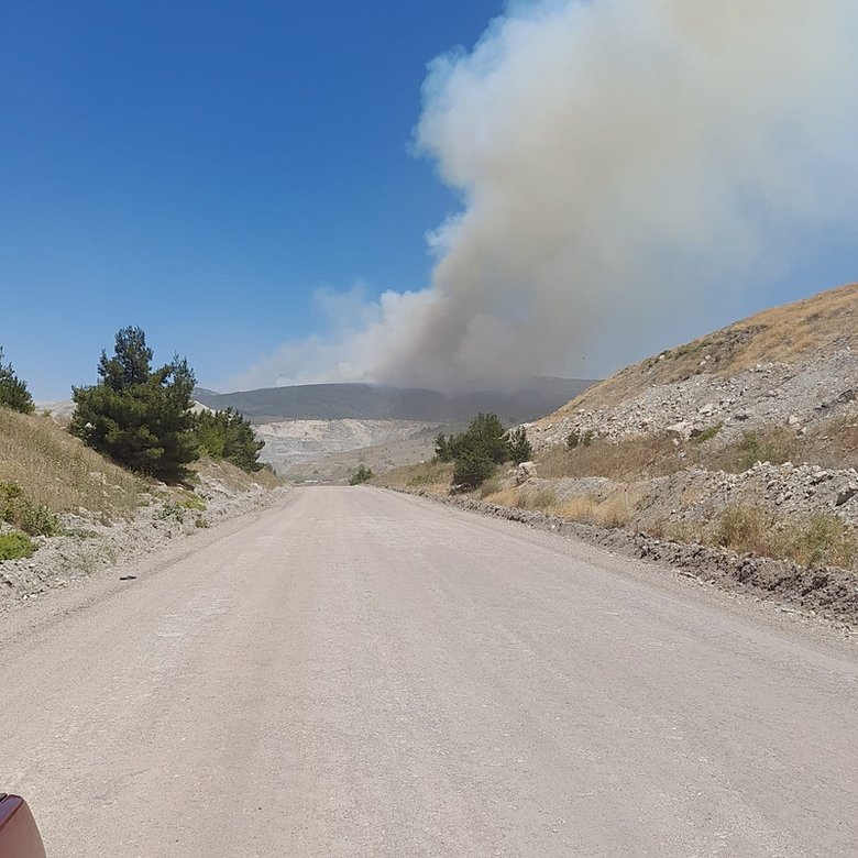 Soma’da orman yangını! İki mahalle tahliye ediliyor