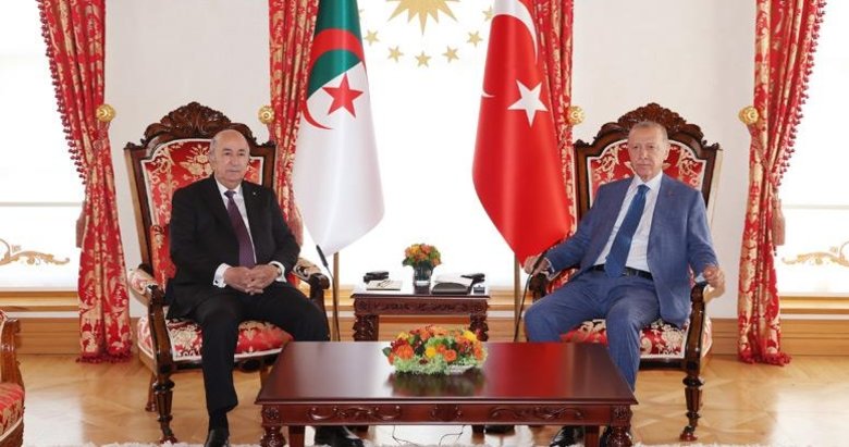 Başkan Erdoğan, Cezayir Cumhurbaşkanı Tebbun ile görüştü
