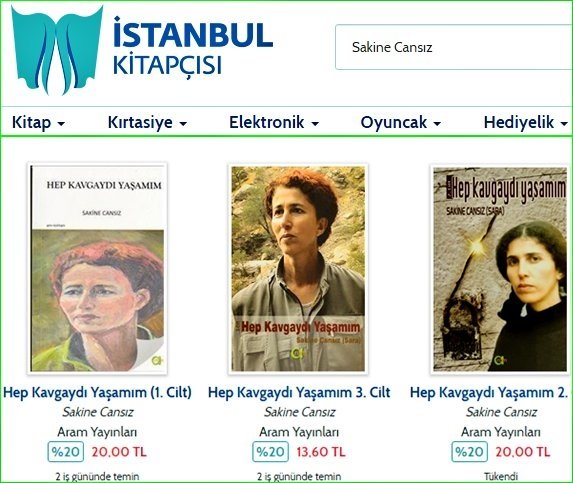 İmamoğlu’nun İBB’sinde rezalet bitmiyor! Demirtaş’tan sonra terörist Sakine Cansız’ın kitabını satıyorlar