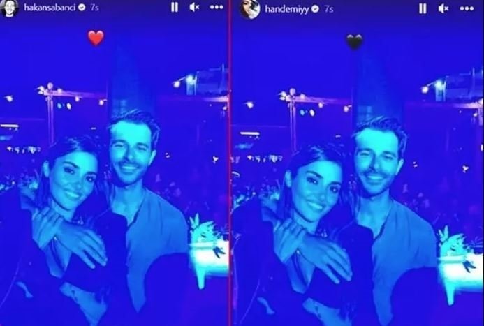 Hande Erçel ve Hakan Sabancı’nın aşk pozu dikkat çekti