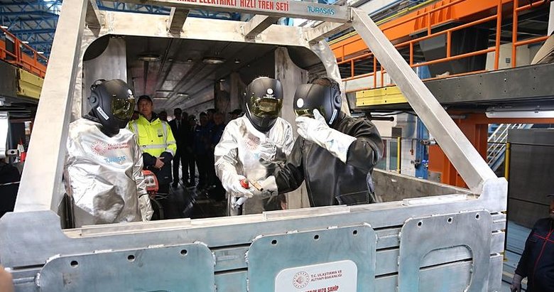 Türkiye’nin ilk elektrikli tren seti üretimde