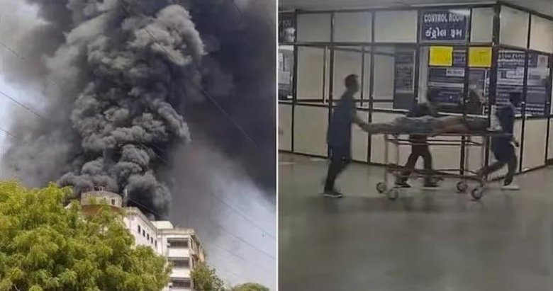 Son dakika: Hindistan’da 244 yolcunun bulunduğu uçak düştü