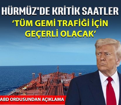 ABD ordusundan ’Hürmüz Boğazı’ açıklaması