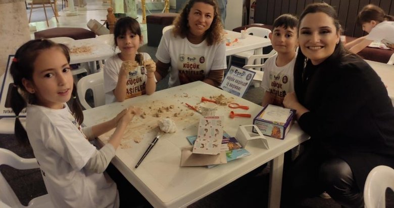 Bandırmalı minik kâşifler iş başında