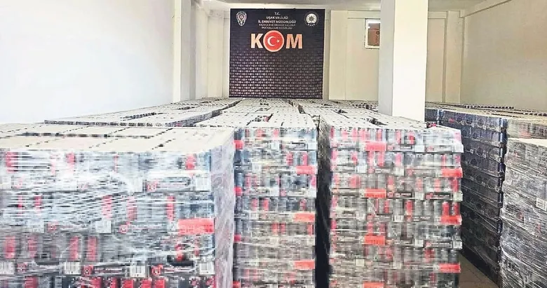 Uşak’ta 16 bin bozulmuş enerji içeceği ele geçirildi