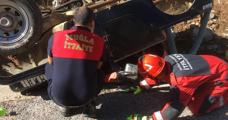Fethiye’de devrilen cipin altında kalan sürücü öldü
