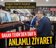 Bakan Tekin’den D&R’a anlamlı ziyaret