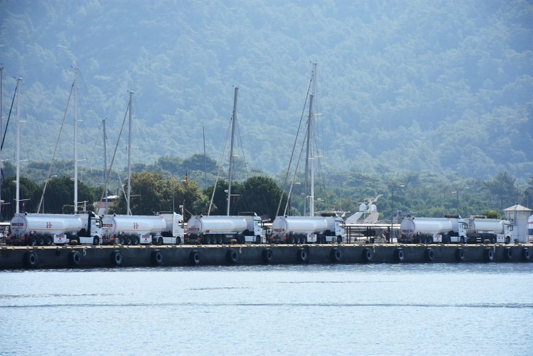 Muğla Marmaris’teki lüks yat ’Flying Fox’un deposu bir servete doluyor