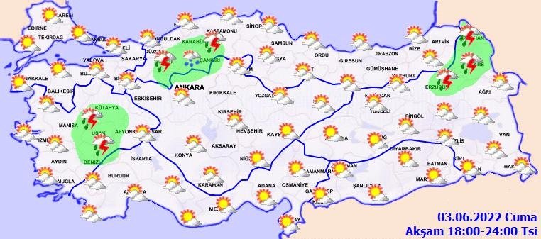 İzmir ve Ege için sağanak uyarısı! Meteoroloji açıkladı 3 Haziran Cuma hava durumu