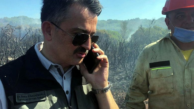 Cumhurbaşkanı Erdoğan’dan yangınla mücadele eden işçilere moral telefonu