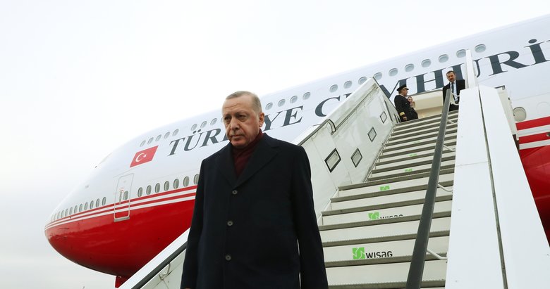 Başkan Erdoğan, Libya Zirvesi’ne katılmak üzere Almanya’ya geldi