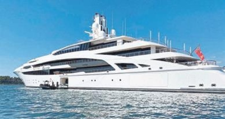 Kazak milyarderin lüks yatı Fethiye’de