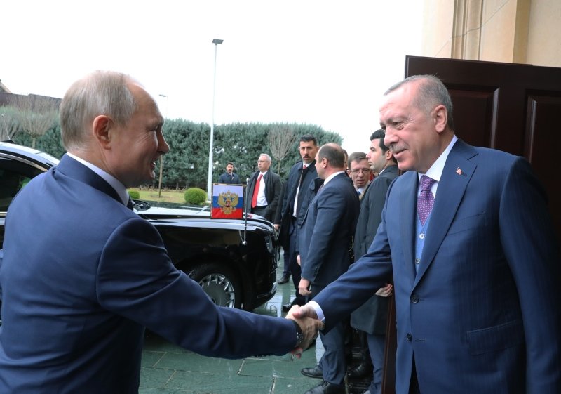 Başkan Erdoğan-Putin zirvesinden ilk kareler geldi