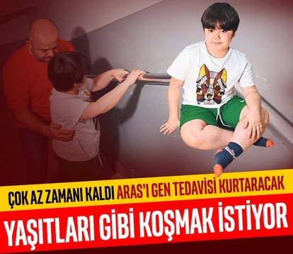 Aras yaşıtları gibi koşmak istiyor