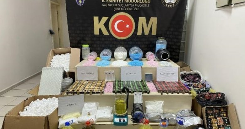 İzmir’de kedi-köpek maması ambalajında sahte vücut geliştirme ilaçları ele geçirildi