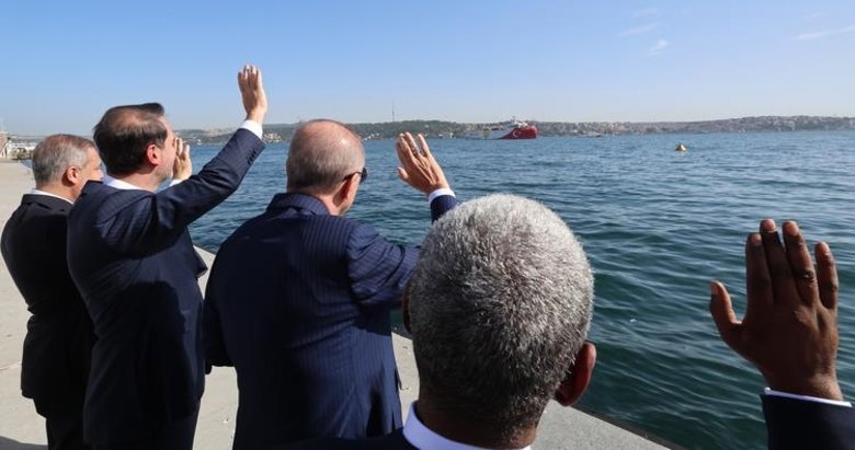 Başkan Erdoğan, Oruç Reis Araştırma Gemisi’ni Somali’ye uğurladı