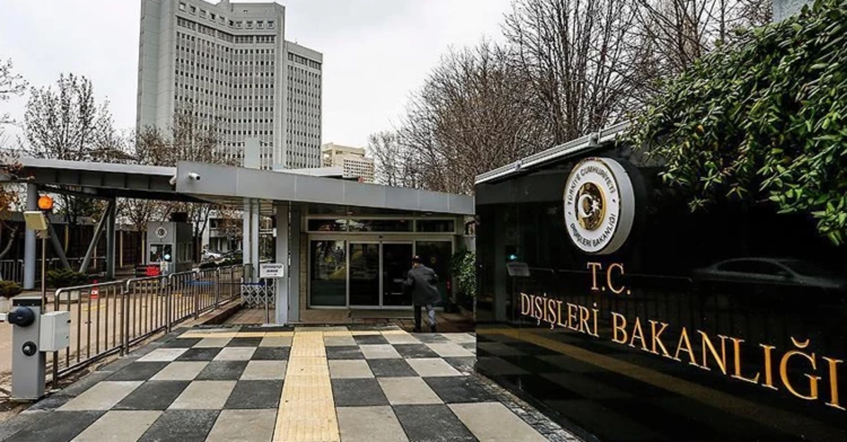 Dışişleri Bakanlığı'ndan İsrail'e kınama