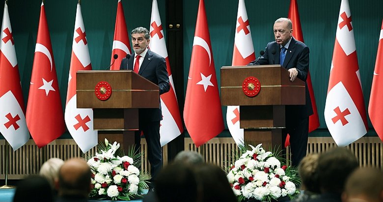 Kavelashvili’yi konuk eden Başkan Erdoğan’dan önemli açıklamalar