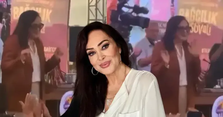 Türkan Şoray sahnede dans etti
