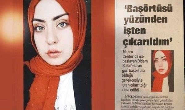 Macro Center’da başörtülü çalışanın işten çıkarılması skandalında suç duyurusu