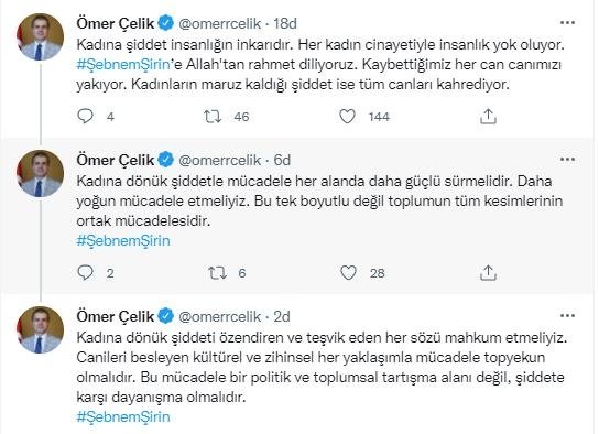 Şebnem Şirin’in katledilmesi: AK Parti’den sert tepki