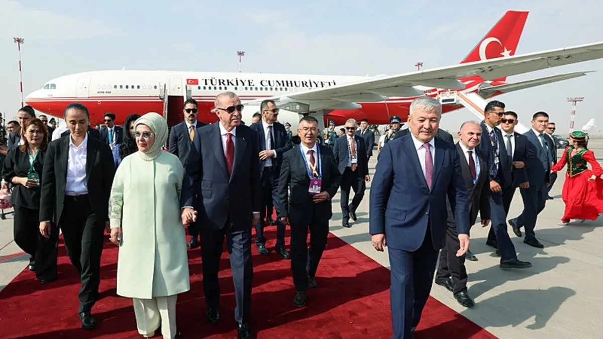 Başkan Erdoğan, Kırgızistan'da