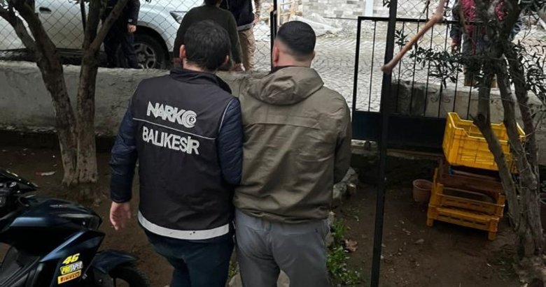 Balıkesir’in 4 ilçesinde Narkogüç operasyonu: 49 gözaltı