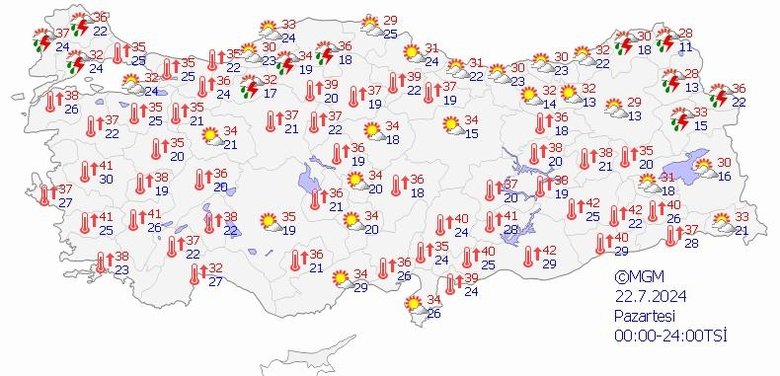 Nem ve sıcaklar bunaltıyor! Meteoroloji’den o iller için yağış uyarısı geldi... 18 Temmuz İzmir ve Ege hava durumu raporu