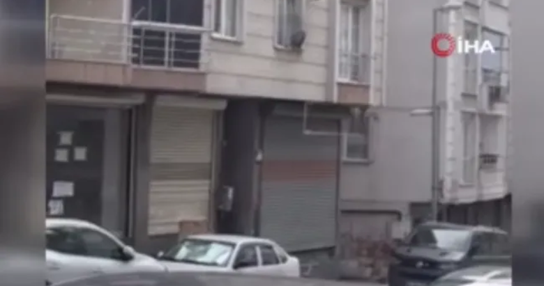 Esenyurt’ta vahşet! Eve kilitlenen kadın kendini camdan attı