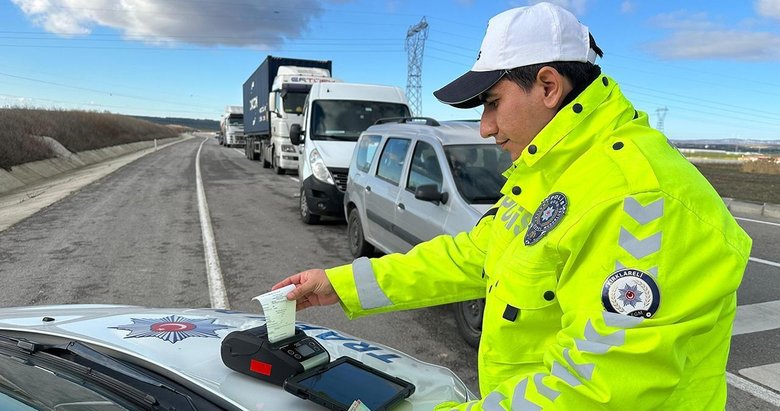 Bir haftada 2,2 milyondan fazla araç denetlendi
