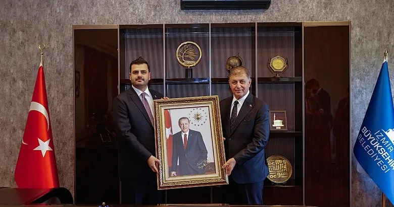 AK Parti Genel Sekreteri İnan’dan İzmir Büyükşehir Belediye Başkanı Tugay’a ziyaret