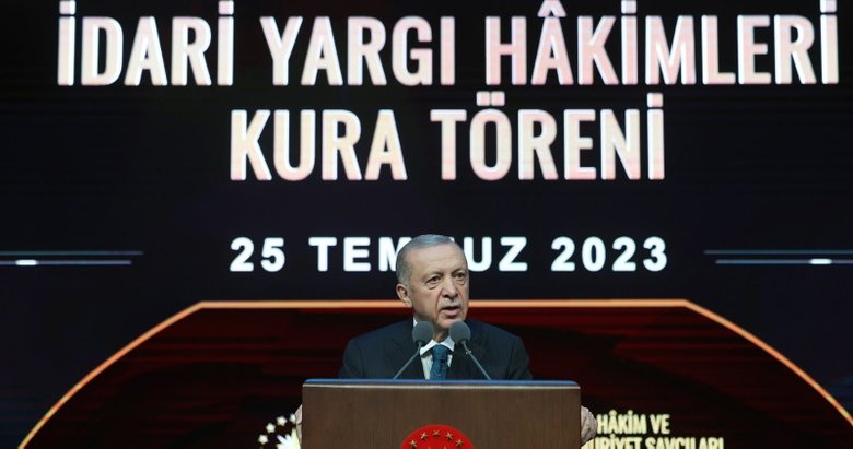 Başkan Erdoğan’dan Hakim ve Savcılar Kura Töreni’nde anayasa mesajı