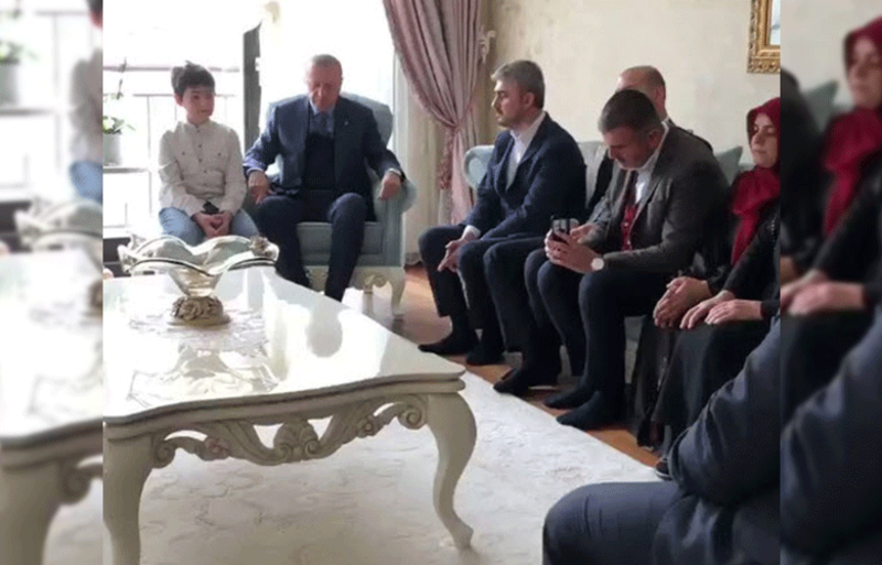 Baskan Erdogan Dan Avukati Huseyin Aydin A Taziye Ziyareti Gundem Haberleri