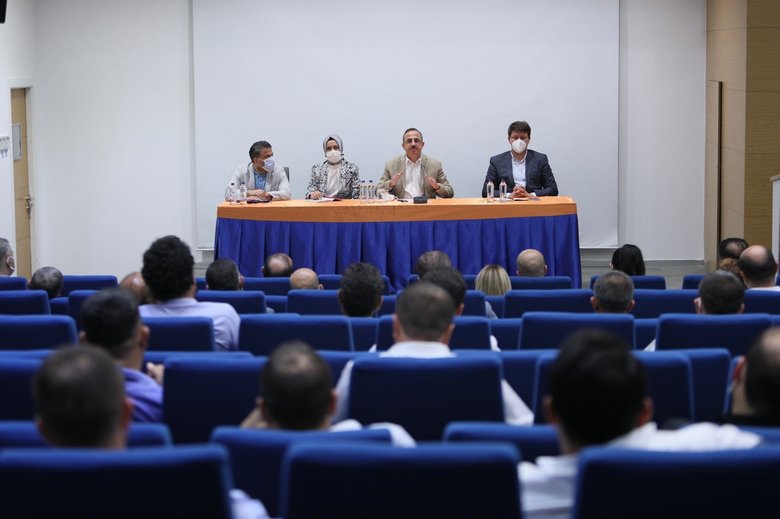 AK Partili Kerem Ali Sürekli, ilçe başkanları ile buluştu