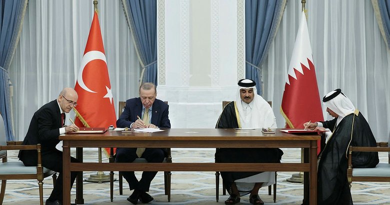 Başkan Erdoğan ve Katar Emiri Al Sani’den 12 işbirliği anlaşması