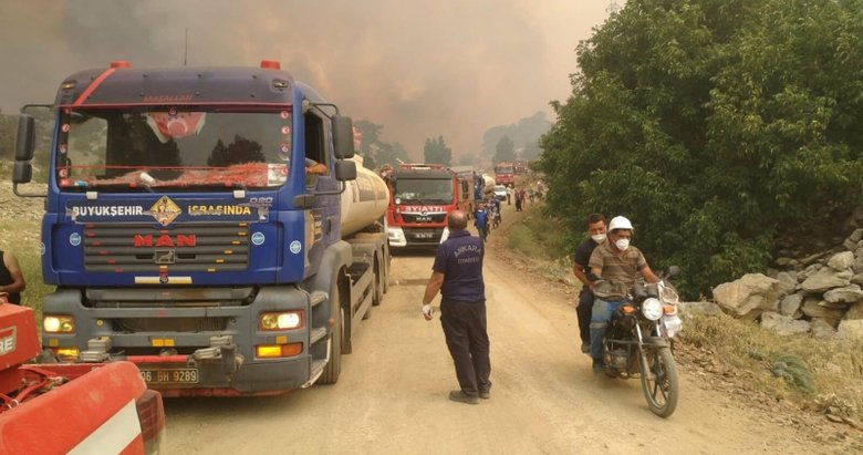 Köyceğiz’deki yangın 9’uncu gününde! 5 mahalle tahliye edildi