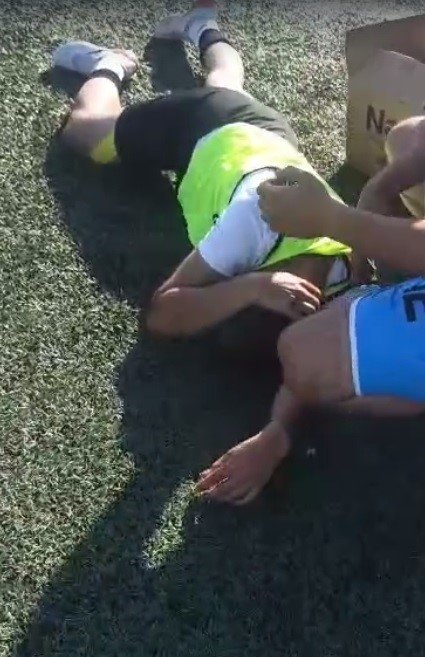 İzmir’de amatör maçta taraftarlar birbirine girdi