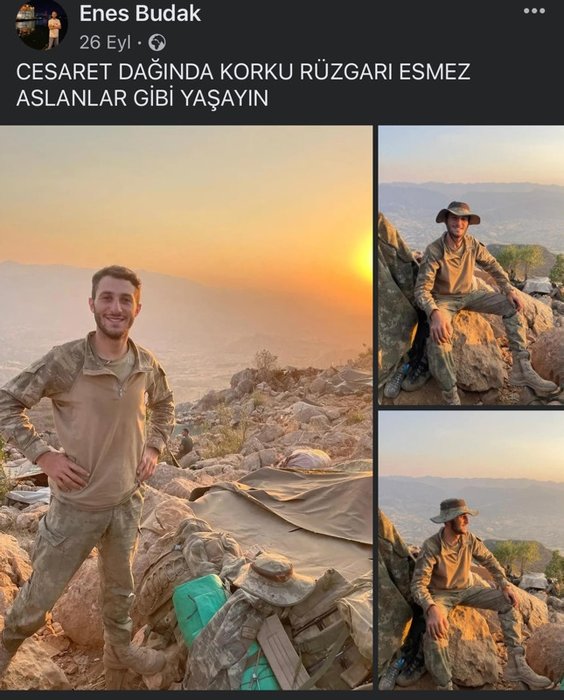 Manisa’ya şehit ateşi düştü! Şehit Enes Budak’ın son paylaşımı yürek burktu: Cesaret dağında korku rüzgarı esmez aslanlar gibi yaşayın