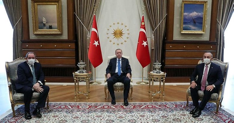 Başkan Erdoğan, Cezayir Dışişleri Bakanı Sabri Bukadum’u kabul etti