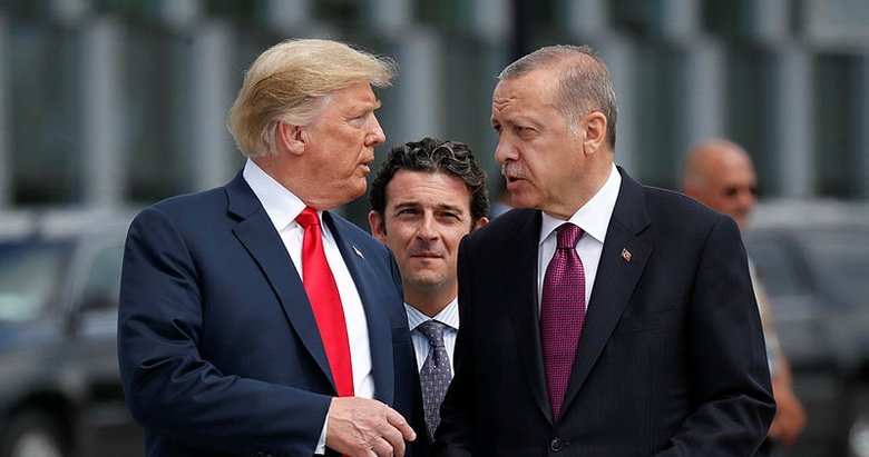 Başkan Erdoğan, ABD Başkanı Trump’la görüştü